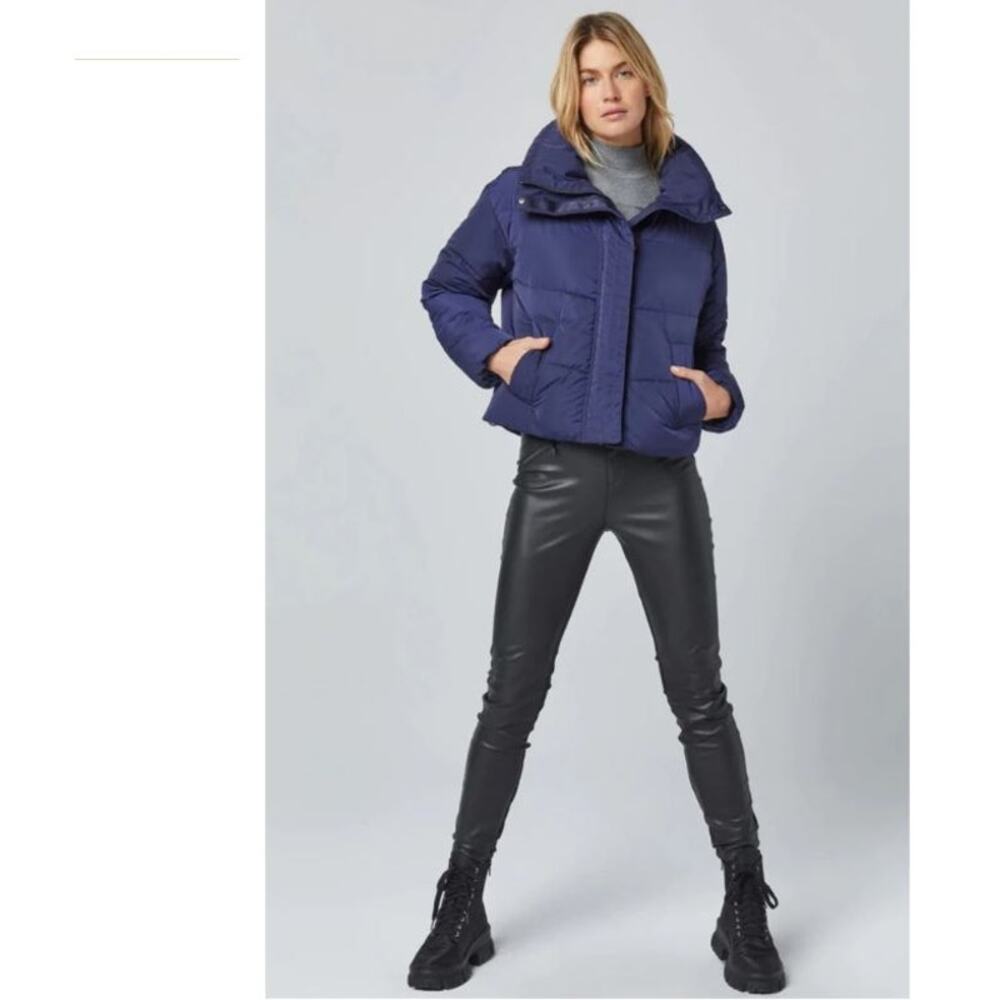 NEW Alp N Rock ANR Sz XL Peal Puffer II Crop Jacket Navy Blue